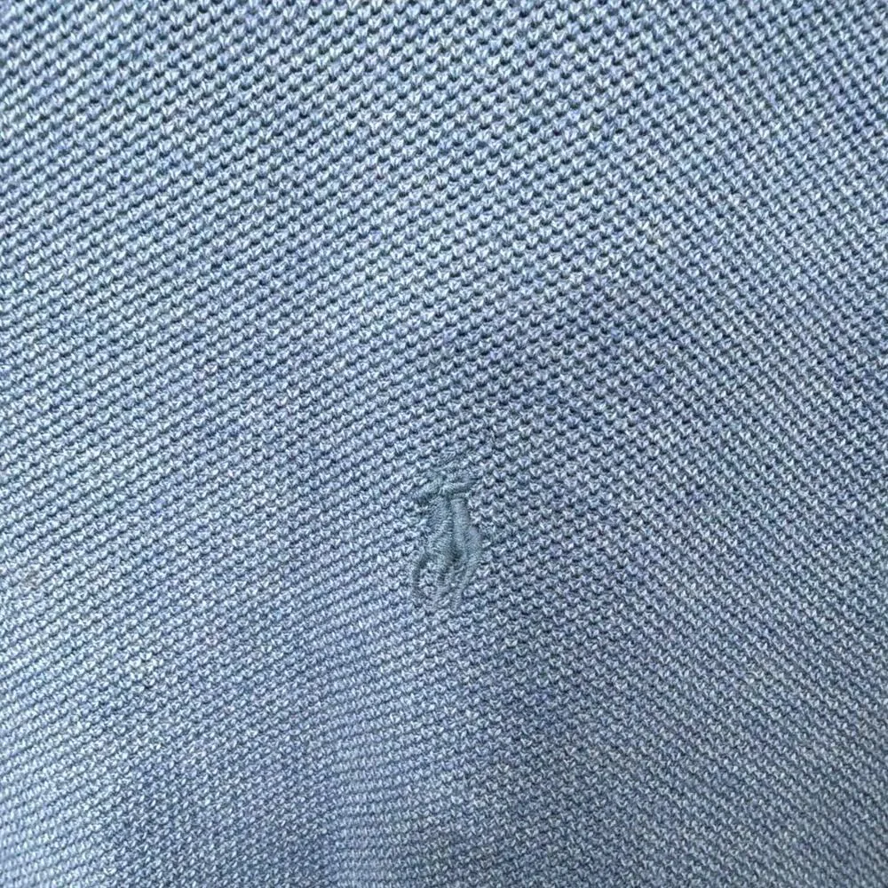 Polo Ralph Lauren Mens Vest XL Blue Pima Cotton V Neck
